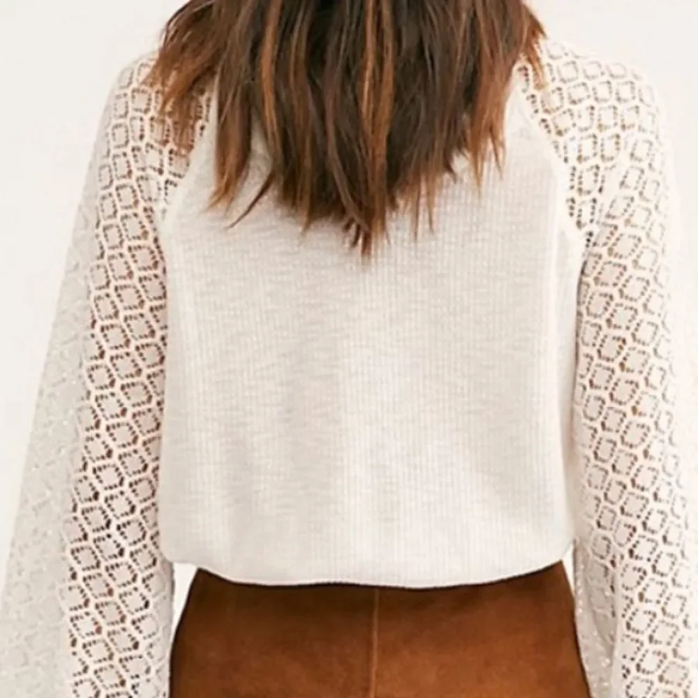 NWT Free People Sweetest Thing Thermal in Ivory